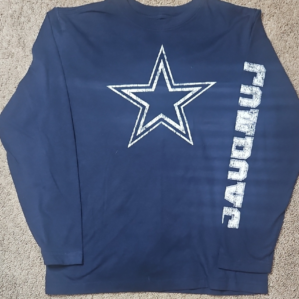 Old Navy Cowboys Long Sleeve Tee with Crew Neck